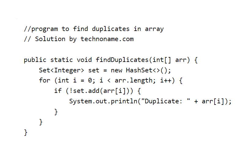 Find duplicates in arrays